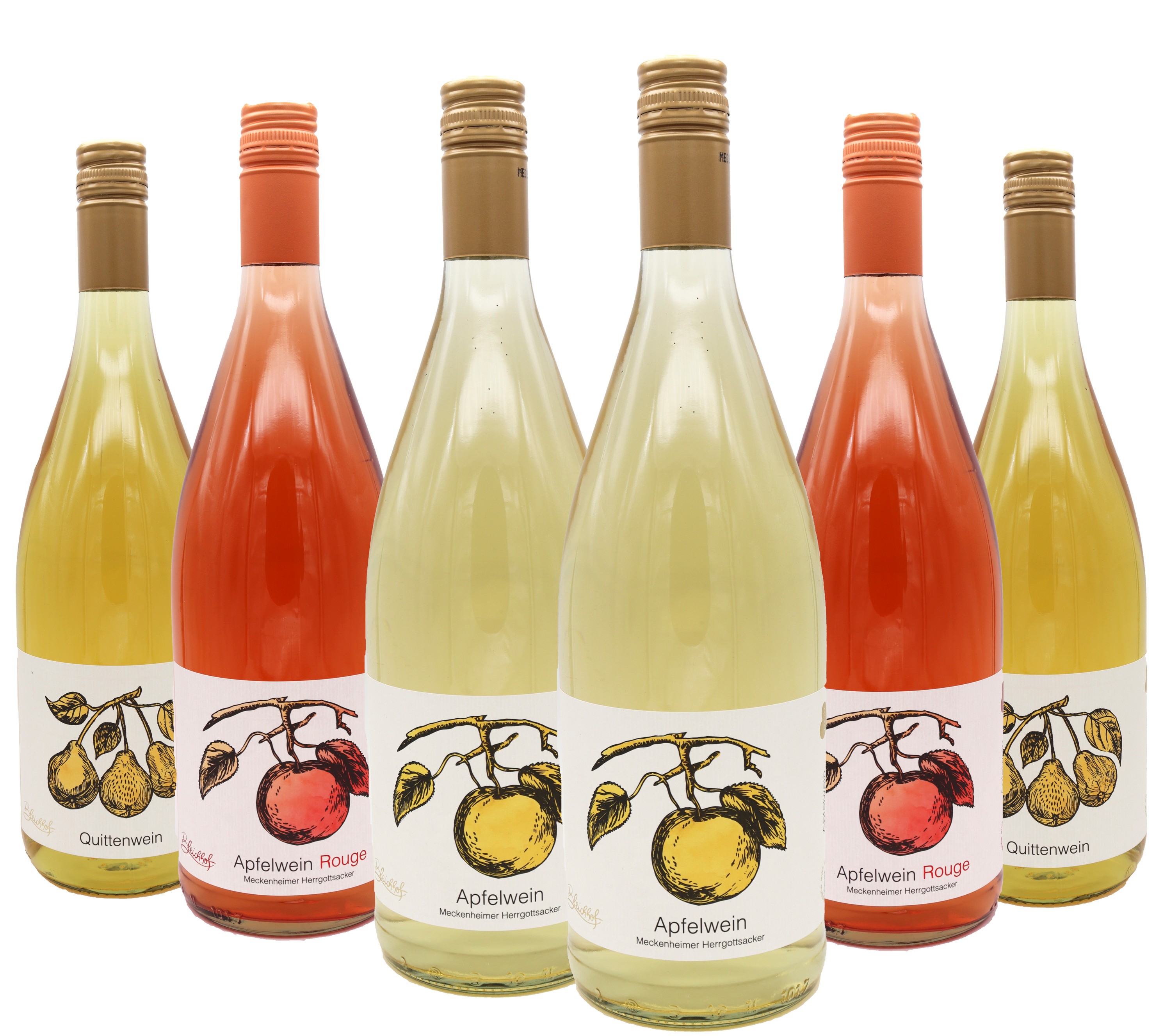 BLEICHHOF® Mixkarton Wein 2x Apfelwein Herrgottsacker, 2x Apfelwein Rouge, 2x Quittenwein 11,5% vol. (6x1L) BLEICHHOF® Mixkarton Wein 2x Apfelwein Herrgottsacker, 2x Apfelwein Rouge, 2x Quittenwein 11,5% vol. (6x1L)