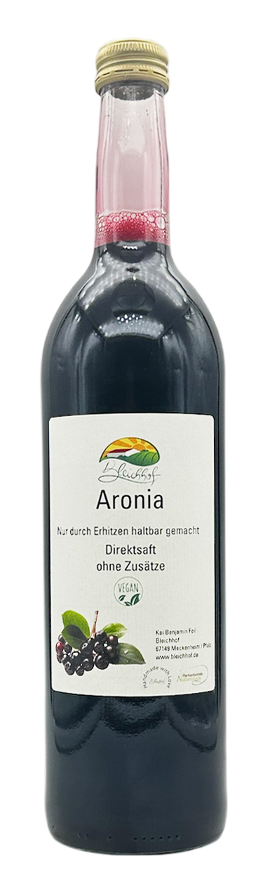 BLEICHHOF® Aroniasaft - Direktsaft, vegan (1x0,72l)