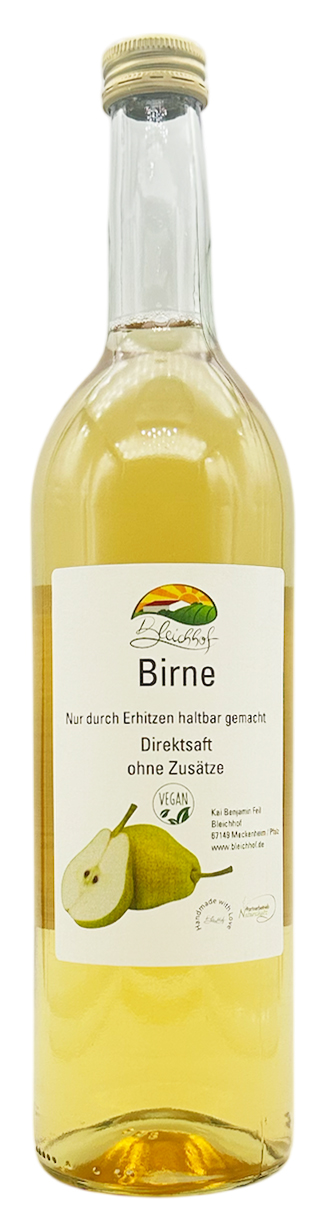 BLEICHHOF® Birnensaft Direktsaft, vegan (1x0,72l)