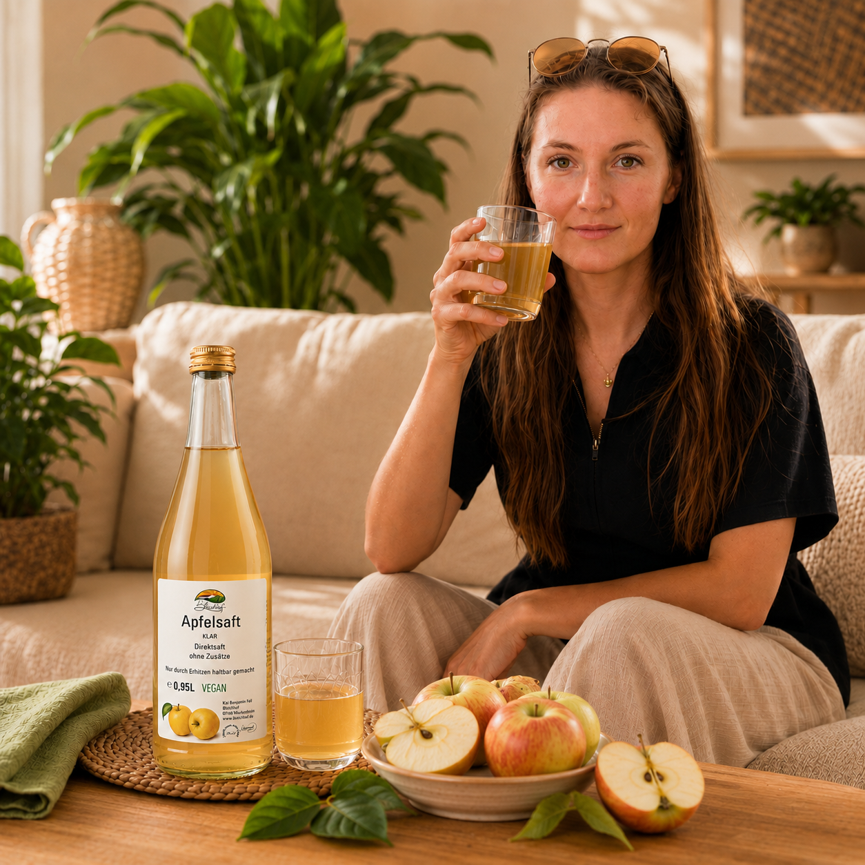 BLEICHHOF® apple juice clear - direct juice, vegan (1x0.95l)