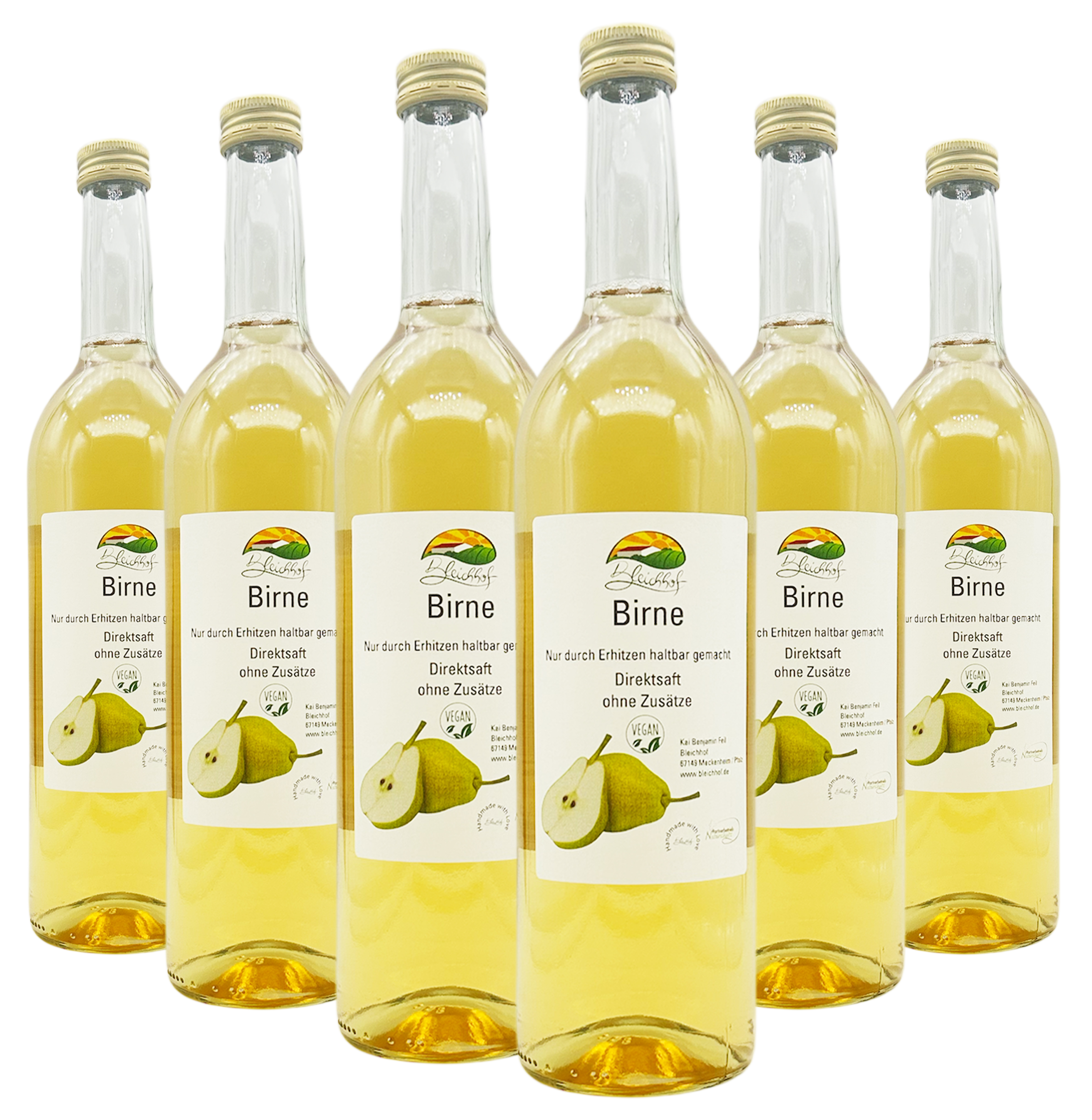BLEICHHOF® Birnensaft Direktsaft, vegan (6x0,72l)