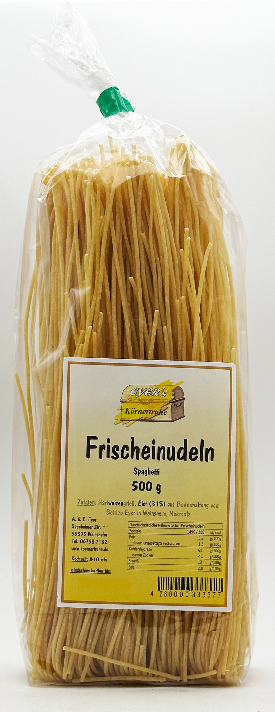 Frischeinudeln - Spagetti 500g