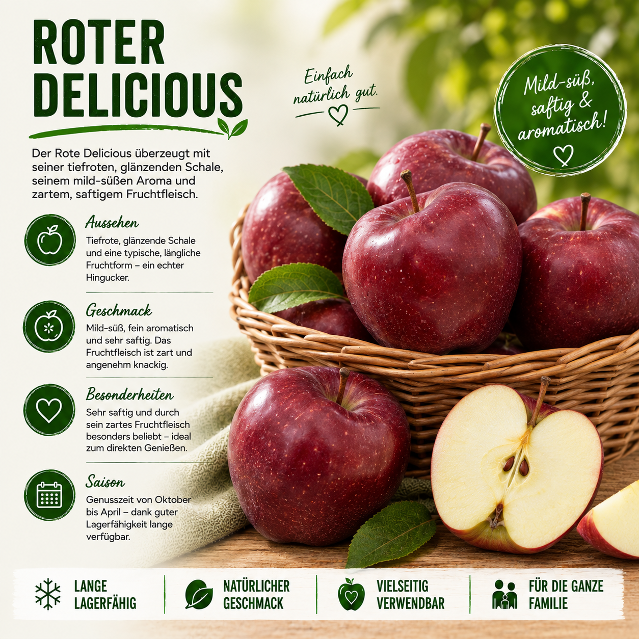 BLEICHHOF® Rubinette apples - juicy, finely tart Cox orange flavor, from the Palatinate, new harvest (3kg)