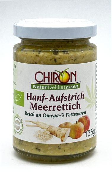 Hanf-Aufstrich Meerrettich 135g - Reich an Omega-3 Fettsäuren