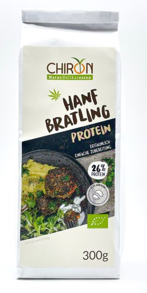 Hanf-Bratling Protein 300g - erstaunlich einfache Zubereitung